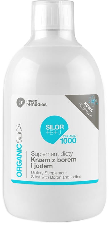 Silica mit Bor und Jod Silor + b + j 500ml INVEX REMEDIES Hlavní obrázek produktu