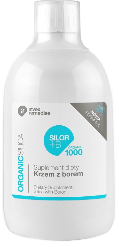 Silizium mit Bor Silica mit Bor Silor + b Organic 1000 500ml INVEX REMEDIES