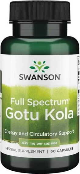Gotu Kola Cola 435mg 60 Kapseln von SWANSON Hover Image