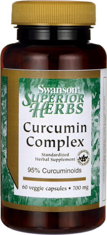 Curcumin-Komplex 95 % Curcuminoide Curcumin-Komplex 700 mg 60 Kapseln SWANSON