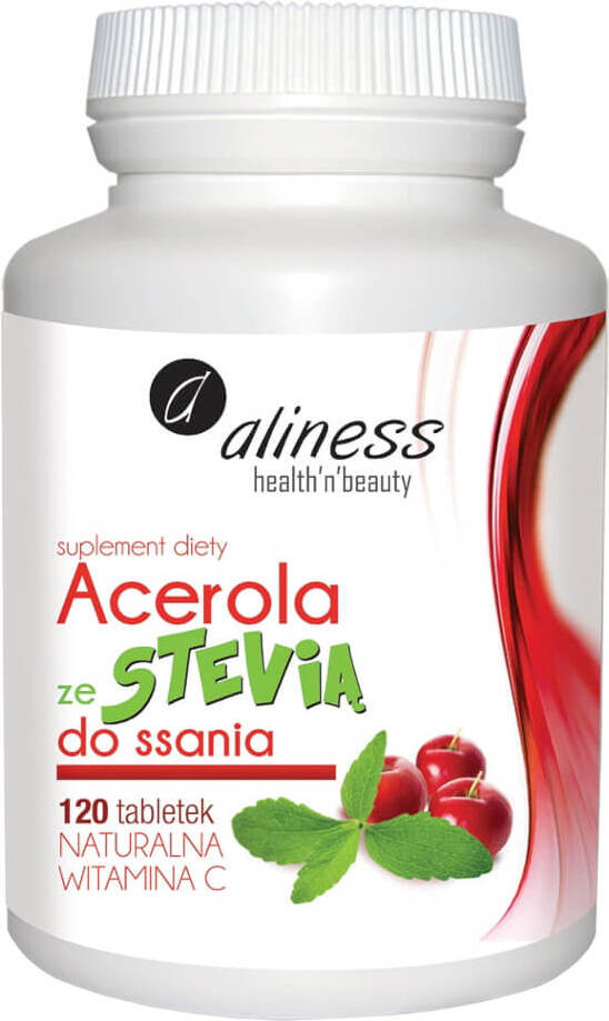 Acerola mit Stevia Vitamin C 120 ALINESS Lutschtabletten