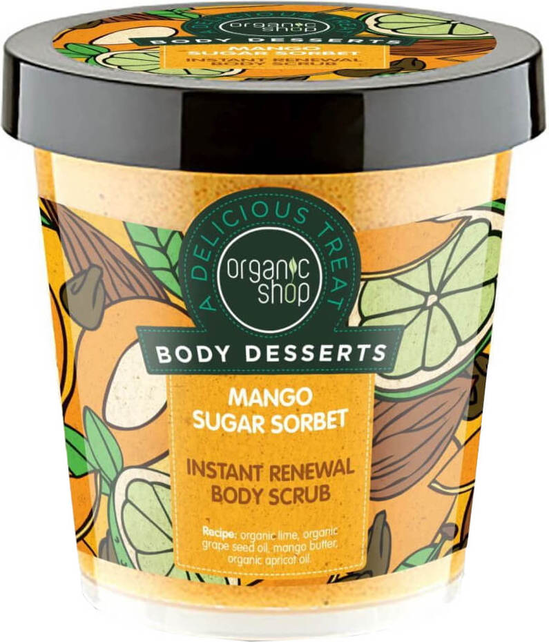 Mango-Zucker-Sorbet-Körperpeeling 450 ml - BIO SHOP