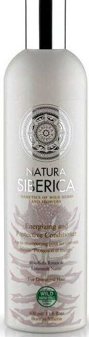 Conditioner für strapaziertes und geschwächtes Haar von NATURA SIBERICA, 400 ml Flasche mit pflegendem Haarpflegeprodukt.