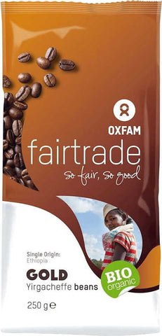Kaffeebohnen Yirgacheffe Arabica Äthiopien Fair Trade BIO 250 g - OXFAM