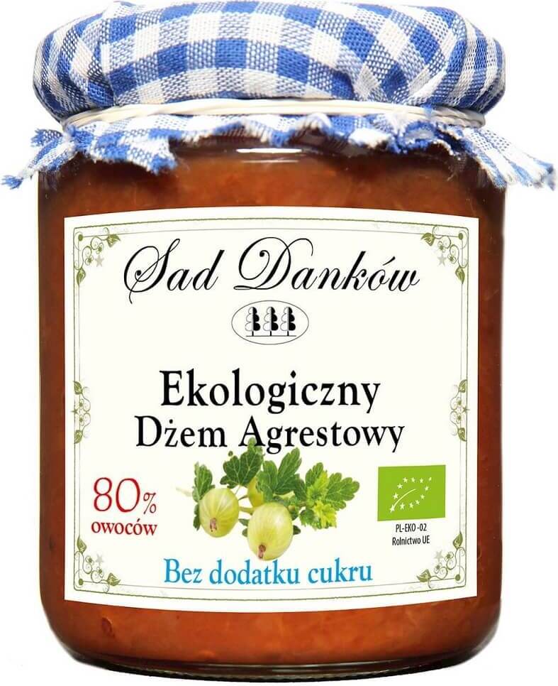 Stachelbeermarmelade BIO 260 g - SAD DANKÓW Pääkuva