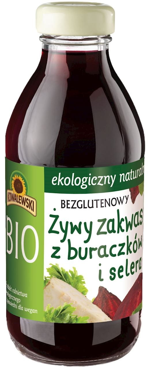 Rübensauerteig und Sellerie glutenfrei BIO 320 ml - KOWALEWSKI