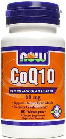 Coenzym Q10 60mg 60 Kapseln NOW FOODS