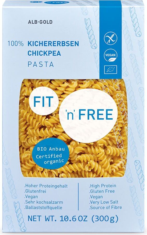 Nudeln (Kichererbsen) glutenfrei BIO 300 g - ALB GOLD