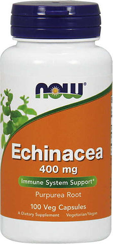 Echinacea lila Echinacea-Wurzel 400 mg 100 Kapseln NOW FOODS