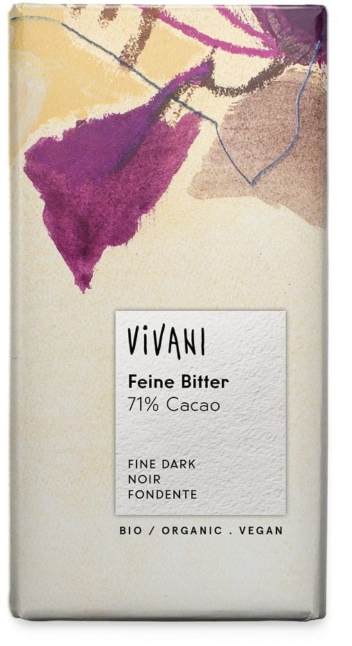 Bitterschokolade 71% Kakao BIO 100 g - VIVANI