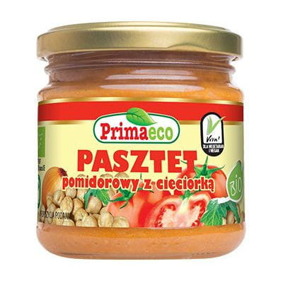 Tomatenpastete mit Kichererbsen BIO 160 g - PRIMAECO