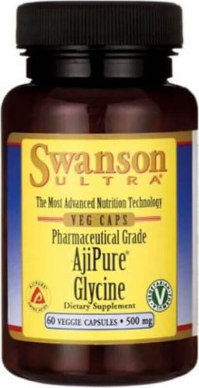 Ajipure Glycin 500mg 60 Kapseln von SWANSON