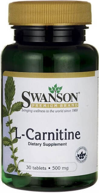 L - Carnitin L - Carnitin 500 mg 30 Tabletten von SWANSON