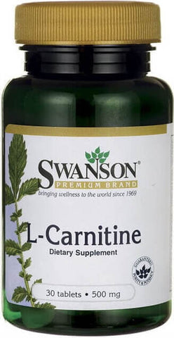 L - Carnitin L - Carnitin 500 mg 30 Tabletten von SWANSON