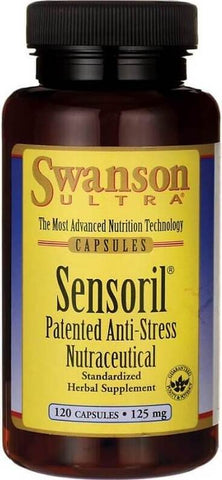 Sensoril patentiertes Anti-Stress-Nutrazeutikum Ashwagandha 125 mg 120 Kapseln von SWANSON