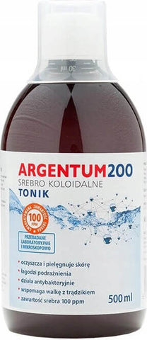 Argentum 200 kolloidales Silber-Tonikum 100 ppm 500 ml AURA-KRÄUTER