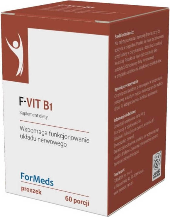 F - Vitamin B1 Vitamin B1 Thiamin 50 mg 60 Portionen 48 g FORMEDS