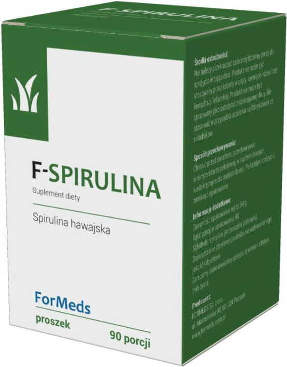 - Hawaiianische Spirulina Spirulina 600 mg 90 Portionen 54 g FORMEDS