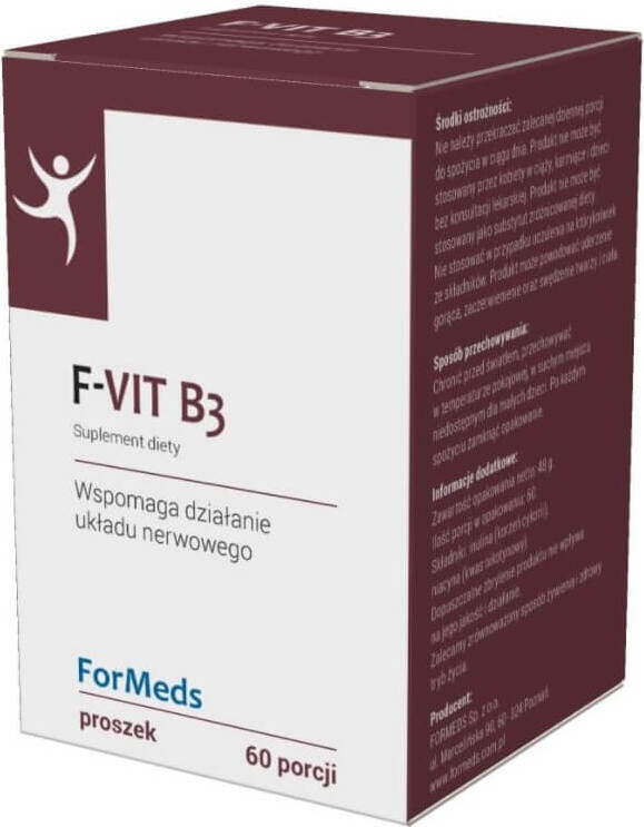 F - Vitamin B3 Vitamin B3 Niacin 50 mg 60 Portionen 48 g FORMEDS