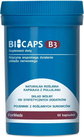 Bicaps Vitamin B3 500 mg 60 Portionen 60 FORMEDS-Kapseln