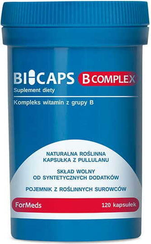Vitamin B-KOMPLEX 293 MG 60 Portionen 120 Kapseln FORMEDS bicaps