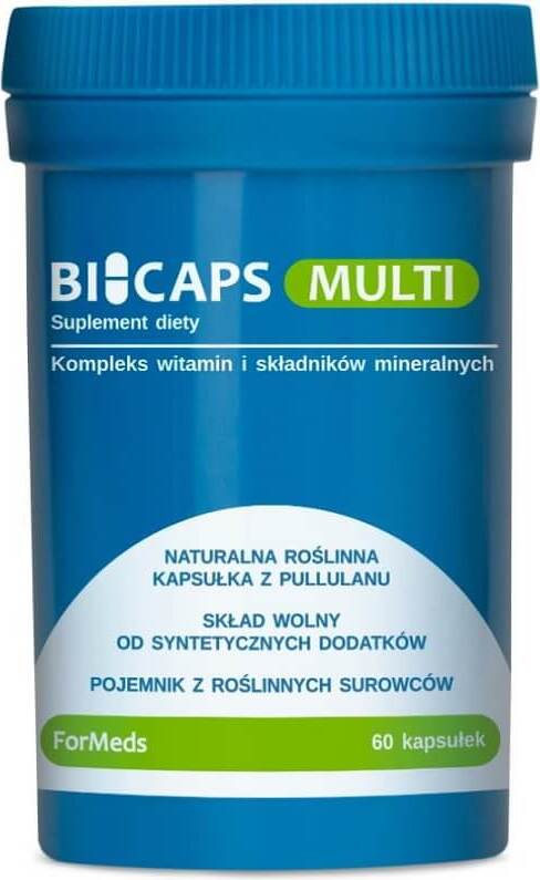 Bicaps Multivitamine und ein Komplex von Mineralien 60 FORMEDS-Kapseln Immagine principale del prodotto