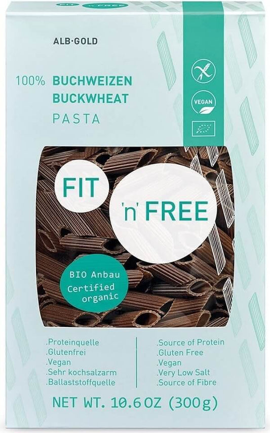 Glutenfreie Penne (Buchweizen) Nudeln BIO 300 g - ALB GOLD