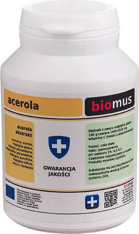 Acerola Vitamin C Pulver 100g BIOMUS