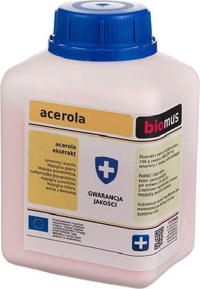 Acerola Vitamin C Pulver 250g BIOMUS