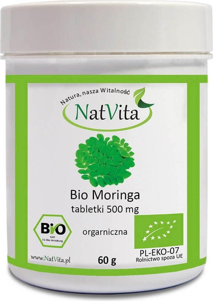 BIO Bio Moringa 500mg 120 Tabletten 60g NATVITA