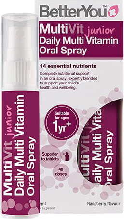 Multivitamin Junior Spray Multivit Junior Dail Multivitamin Oray Spray 48 Portionen 25ml BETTERYOU