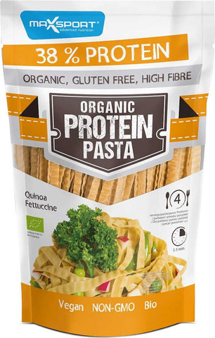 Nudeln (aus grünen Sojabohnen und Quinoa) glutenfreie Fettuccine BIO 200 g - MAXSPORT