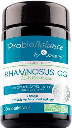 Probiobalance rhamnosus gg mikroverkapseltes Probiotikum 1 Stamm 5 Milliarden Bakterien 30 Kapseln ALINESS