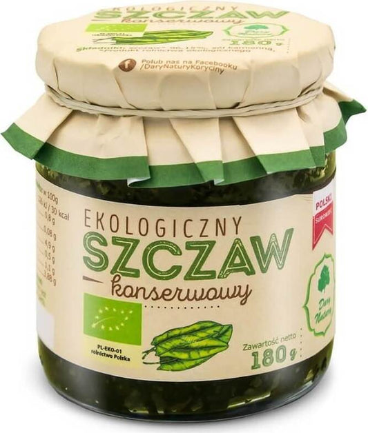 Konservierter Sauerampfer BIO 180 g - GESCHENKE DER NATUR