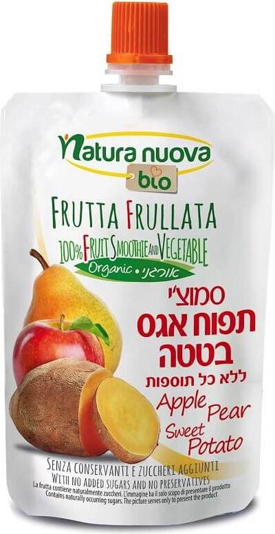 Apfel - Birne - Süßkartoffelpüree BIO 100 g - NATURA NUOVA