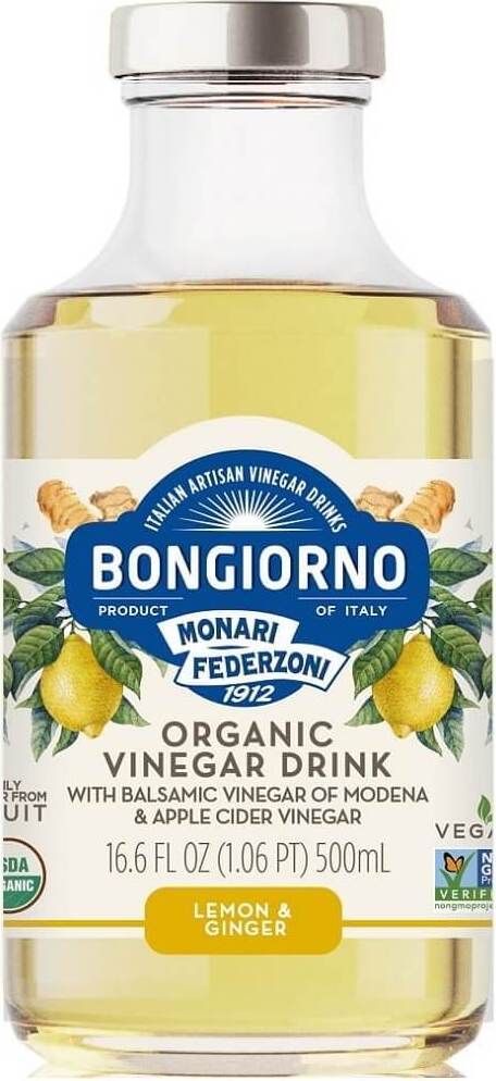 Getränk mit Zitronen-Ingwer-Geschmack mit Balsamico-Essig aus Modena BIO 500 ml - BONGIORNO