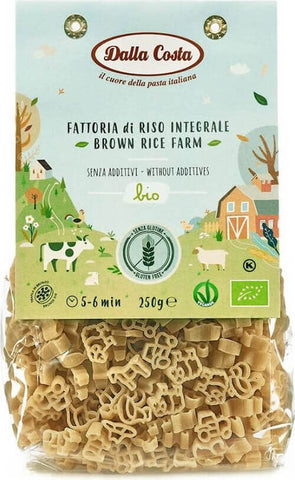 Pasta (brauner Reis) Bauernhof glutenfrei BIO 250 g - DALLA COSTA