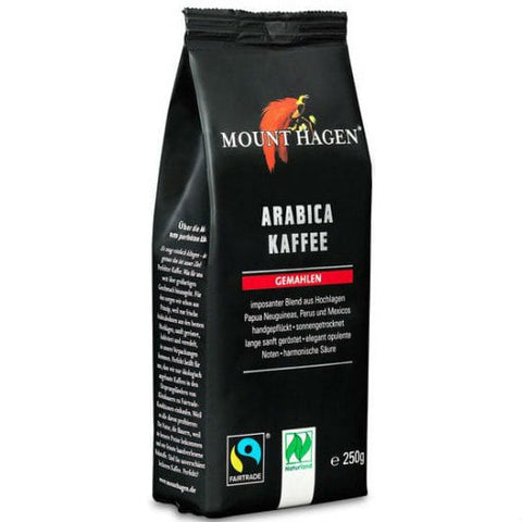Gemahlener Kaffee gerösteter Arabica fair gehandelt BIO 250 g - MOUNT HAGEN