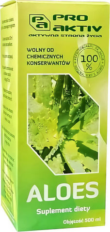 Aloe reiner Aloesaft 100% 500ml PRO AKTIV