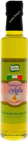 Olivenöl mit Knoblauch BIO 250 ml - GABRO