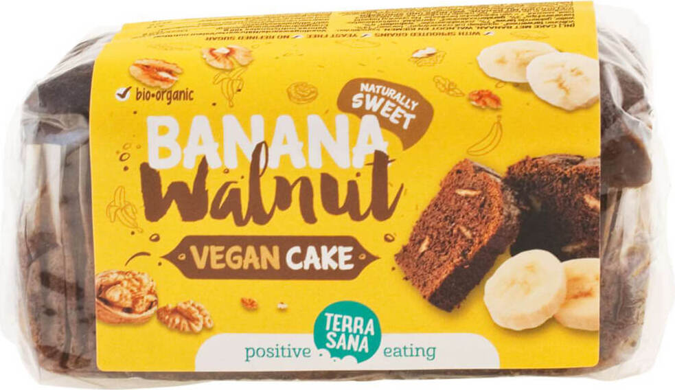 Bananenkuchen mit Walnüssen BIO 350 g - TERRASANA