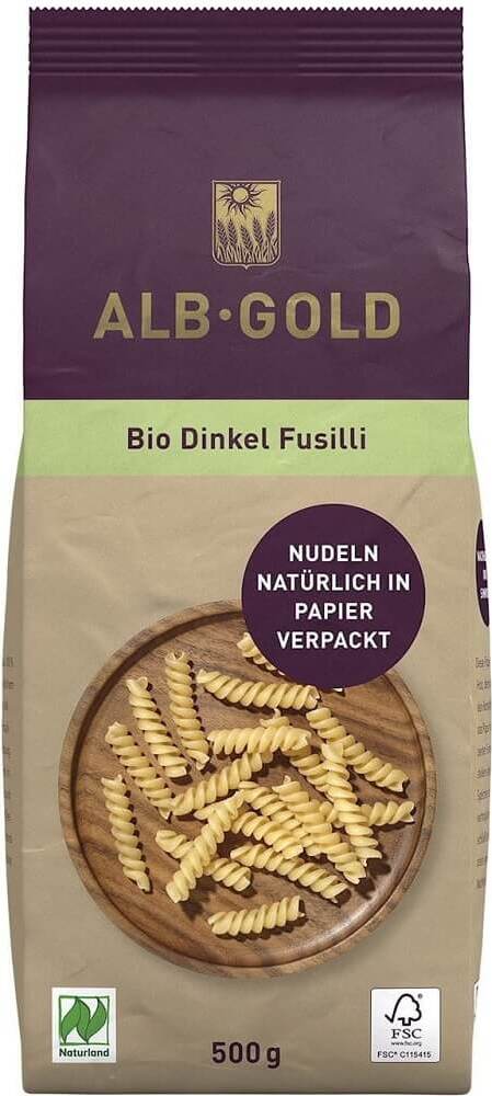 Nudeln (Dinkel) BIO-Gimlets 500 g - ALB GOLD