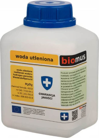 Wasserstoffperoxid 3% H2O2 Wasserstoffperoxid Wasserstoffperoxid 500ml BIOMUS