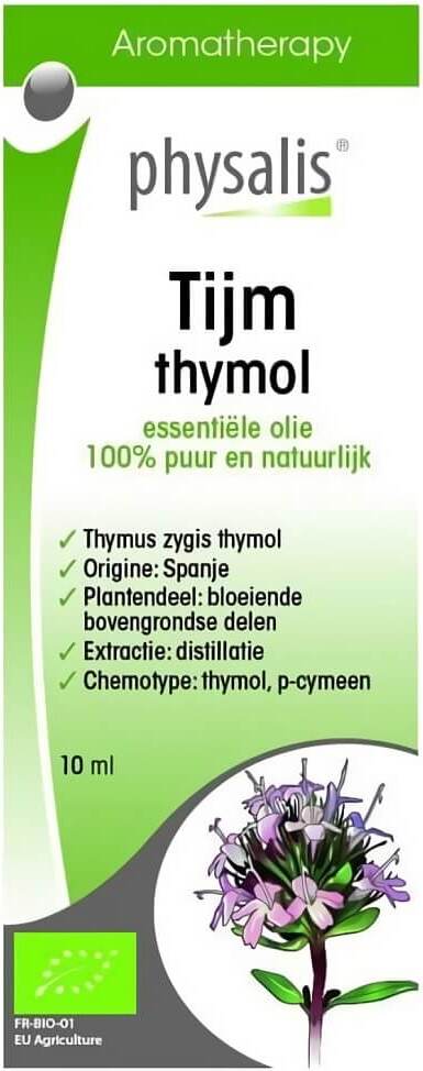 Tijm Thymol ätherisches Öl (Thymus Zygis Thymol) BIO 10 ml - PHYSALIS