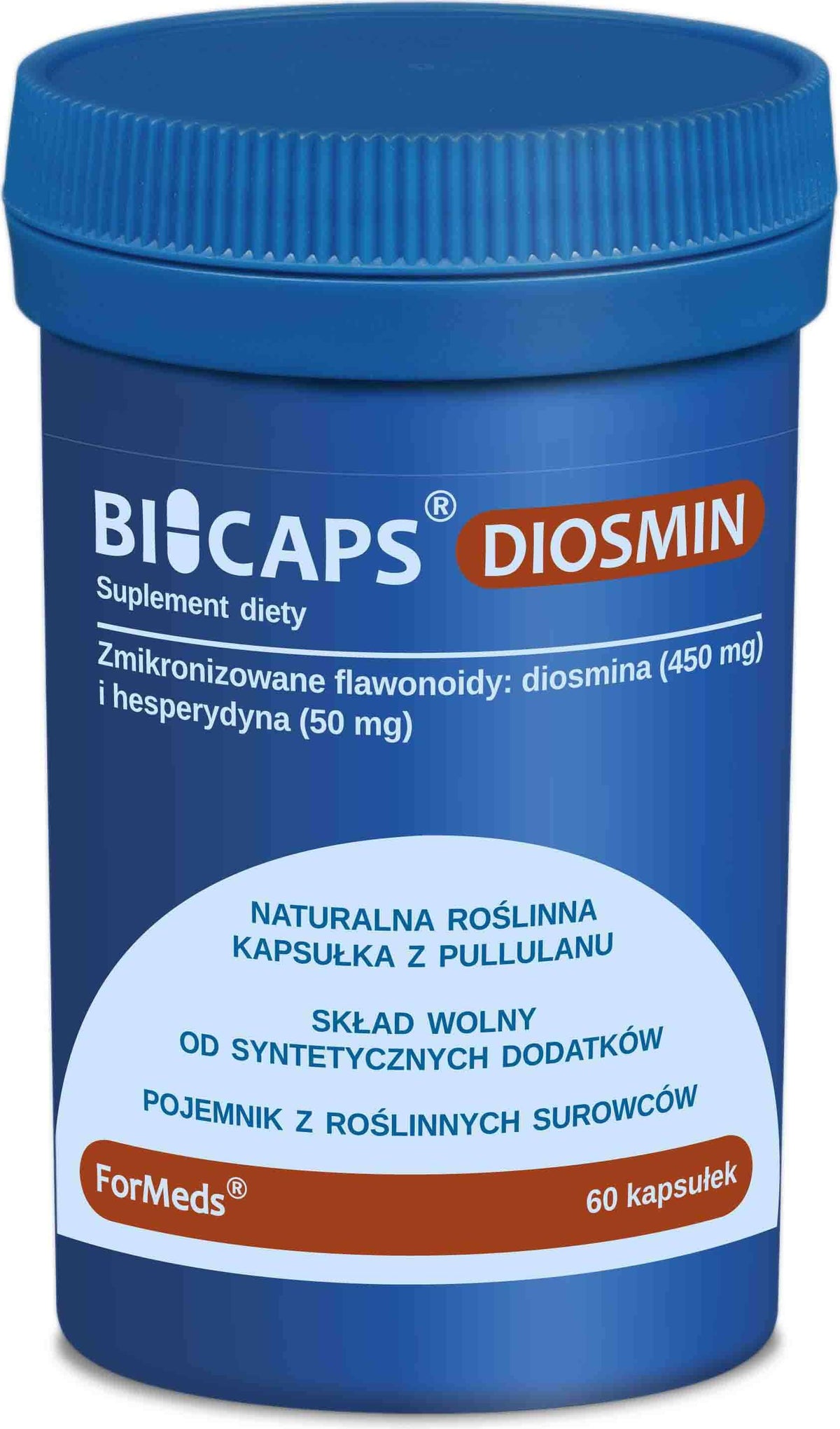 Bicaps Diosmina 450 MG 60 Kapseln FORMEDS