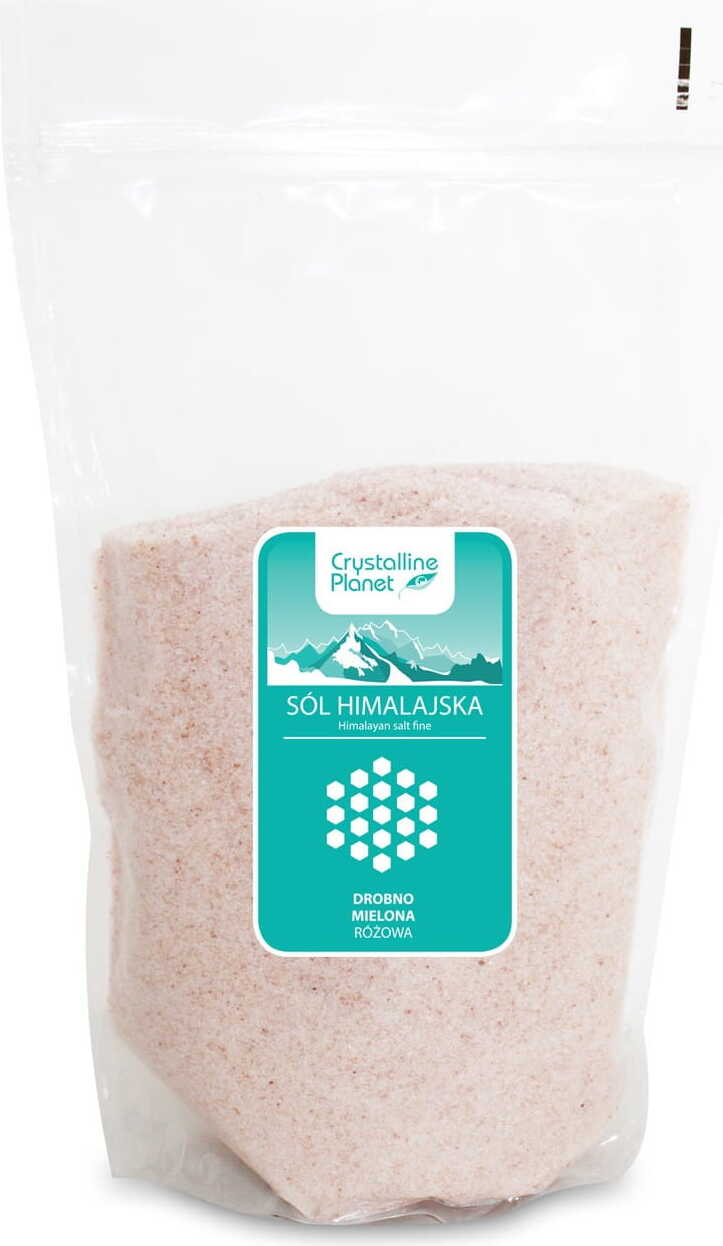 Rosa Himalaya-Salz, fein gemahlen 1 kg - CRYSTALLINE PLANET