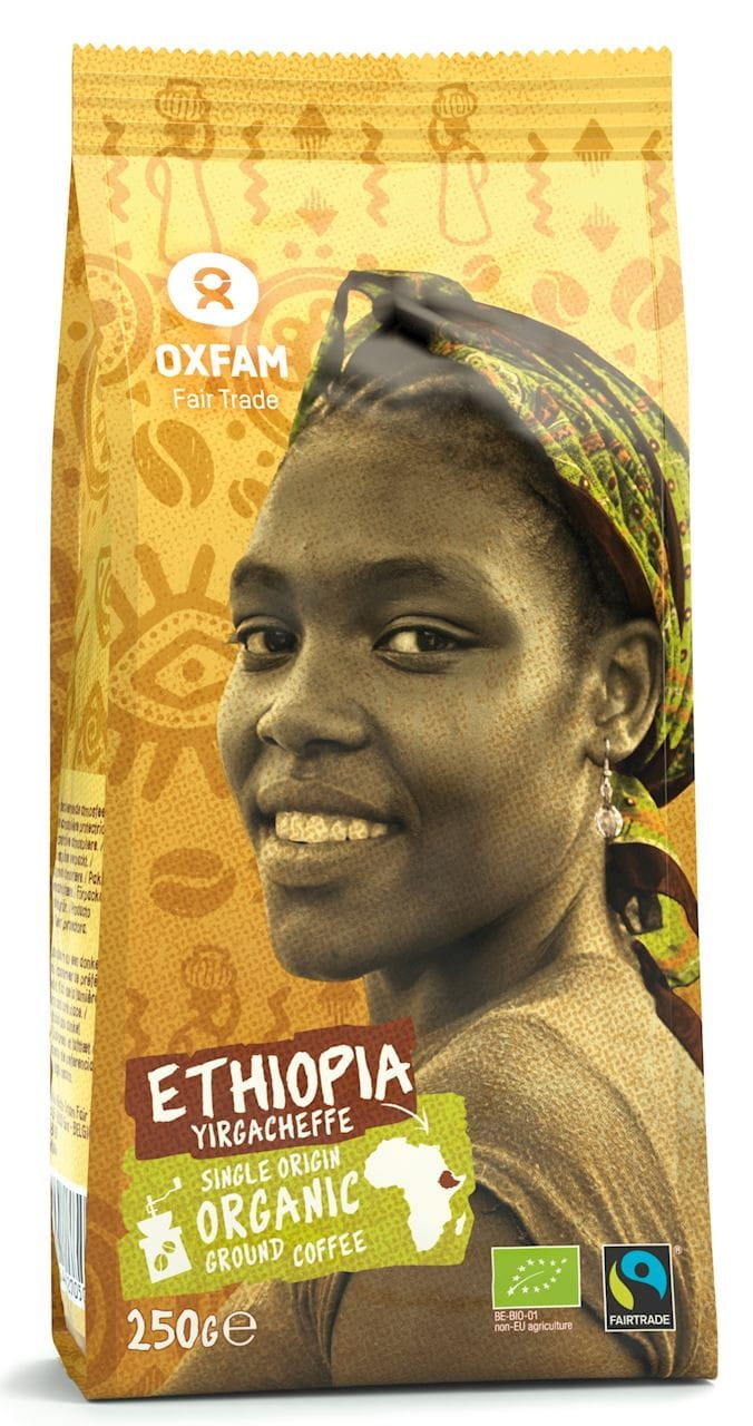 Gemahlener Kaffee Yirgacheffe Arabica Äthiopien Fair Trade BIO 250 g - OXFAM