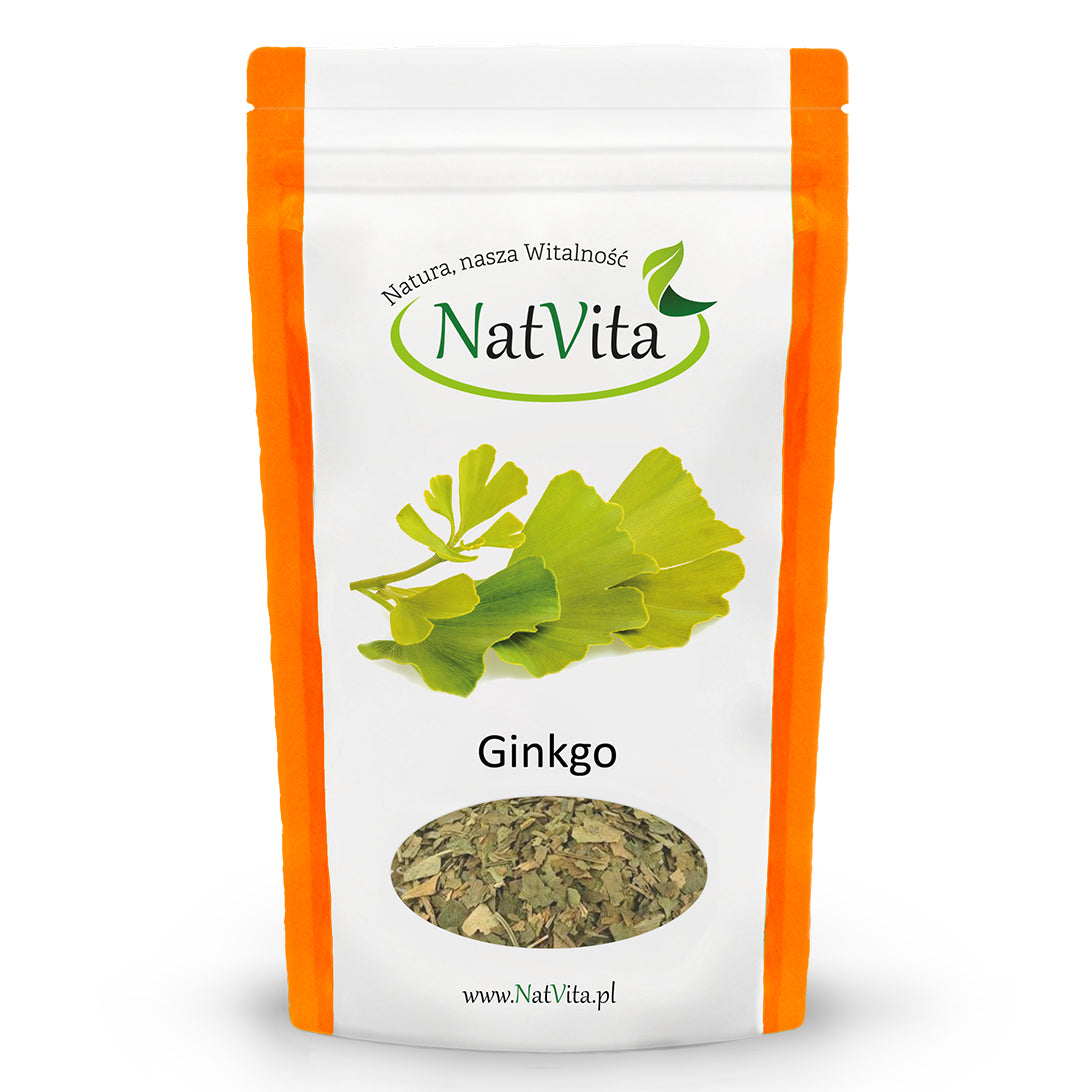 Ginkgo biloba, geschnittene Blätter 100g NATVITA