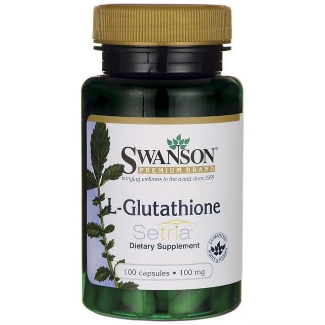 L - Glutathion Setria 100mg 100 Kapseln SWANSON Hover Image