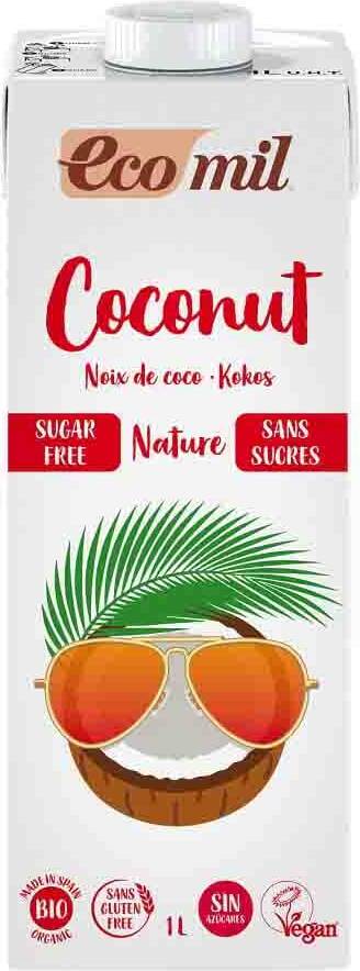 Kokosgetränk ohne Zucker BIO 1000 ml ECOMIL